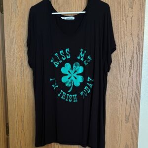 Maurices Black Relaxed Short Sleeve Tee